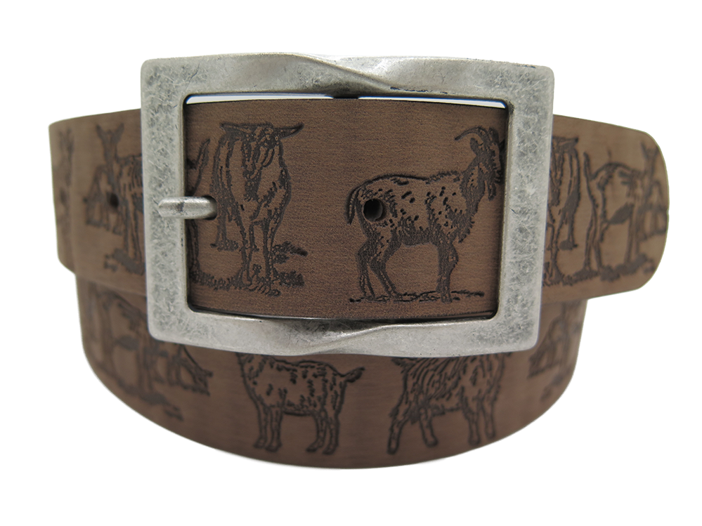 Ledergurt Branding Ziege 35+40mm (11070/72)